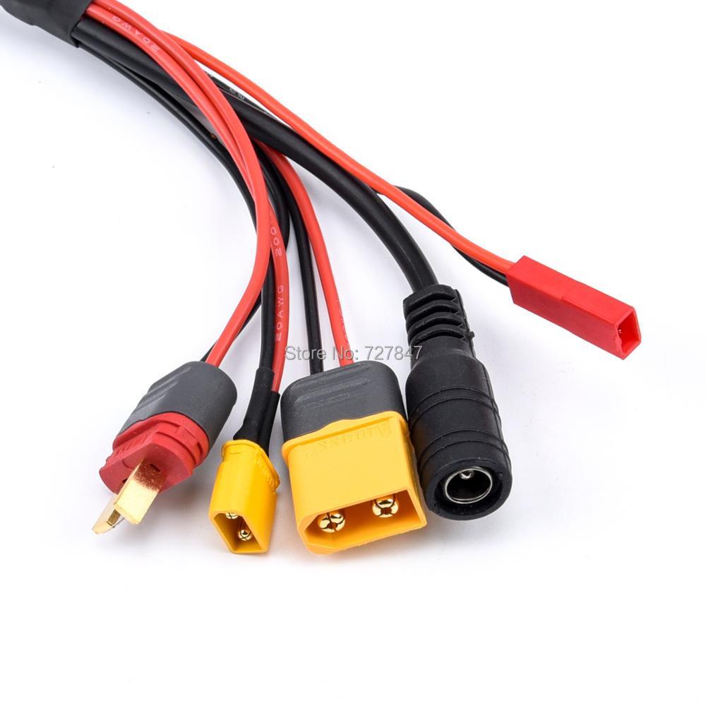 FPV Racing Drone Charger Adapter Cable - 20cm 16AWG 4.0mm Banana Plug XT60 to 18awg XT60 XT30 DC5.5 Charger Adapter Cable for IMAX B6 ISDT Charger 4 FPV Racing Drone Charger Adapter Cable - 20cm 16AWG 4.0mm Banana Plug XT60 to 18awg XT60 XT30 DC5.5 Charger Adapter Cable for IMAX B6 ISDT Charger — изображение 4
