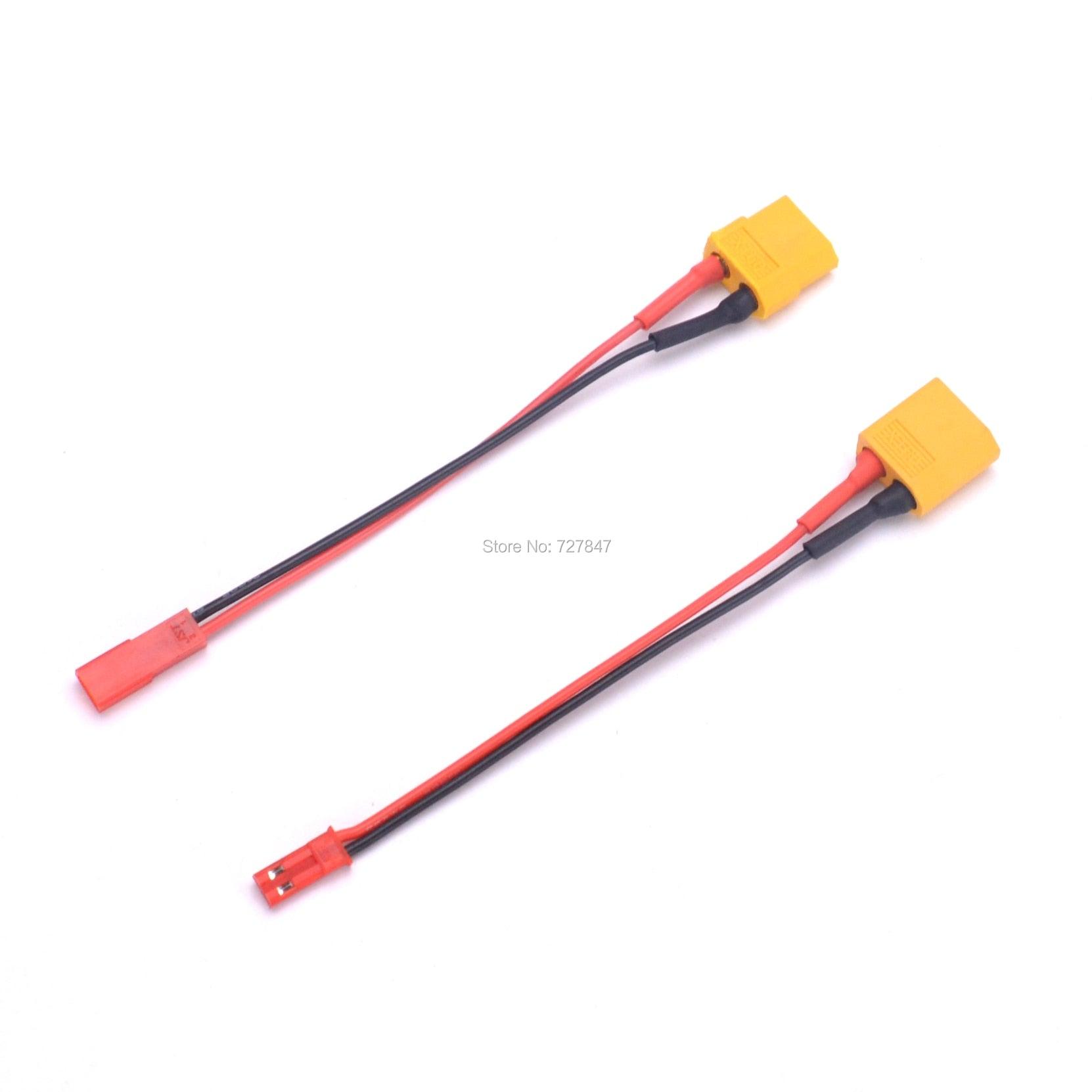 FPV Drone Charger Adapter - XT60 Male / Female Connector to JST plug charger adapter LiPo Battery Model Charging Adapter Converter Lead 22AWG 1 FPV Drone Charger Adapter - XT60 Male / Female Connector to JST plug charger adapter LiPo Battery Model Charging Adapter Converter Lead 22AWG