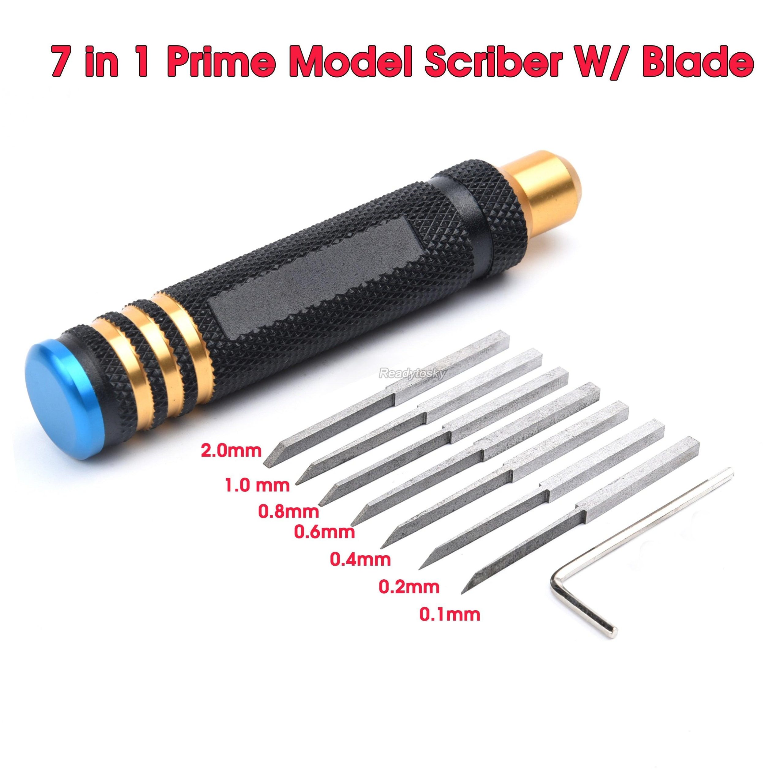 Prime Model Scriber W/ Blade Gundam Resin Carved Scribe Line Hobby Cutting Tool Chisel 5 / 7 Blade Tools for RC Car Drone Repair 2 Prime Model Scriber W/ Blade Gundam Resin Carved Scribe Line Hobby Cutting Tool Chisel 5 / 7 Blade Tools for RC Car Drone Repair — изображение 2