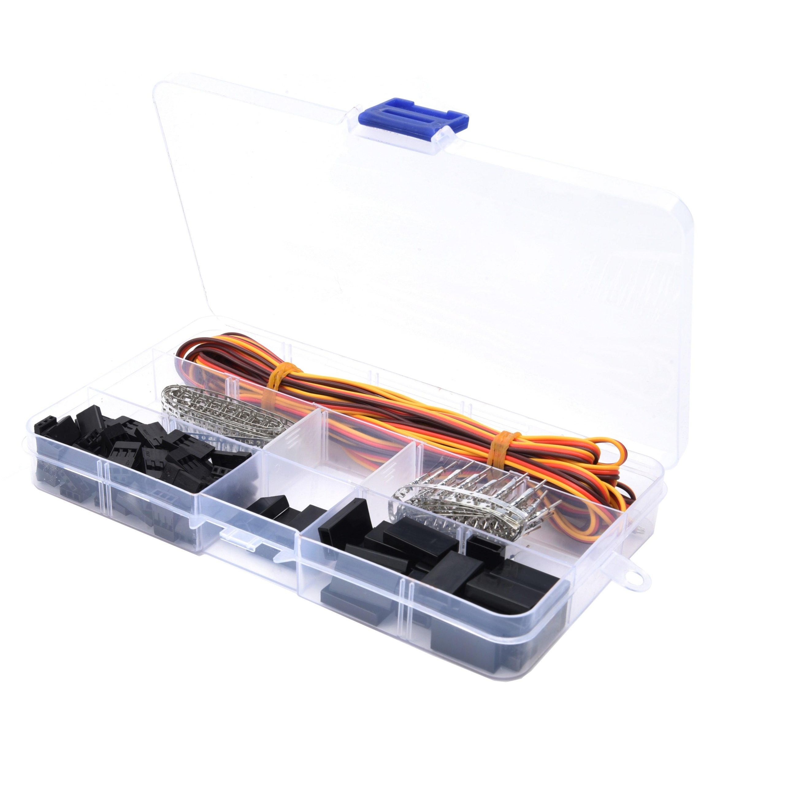 30 Sets/Box Servo Connector Cable Wire Connector Male Female Kit with 26Awg Servo Cord for JR Style 3 30 Sets/Box Servo Connector Cable Wire Connector Male Female Kit with 26Awg Servo Cord for JR Style — изображение 3