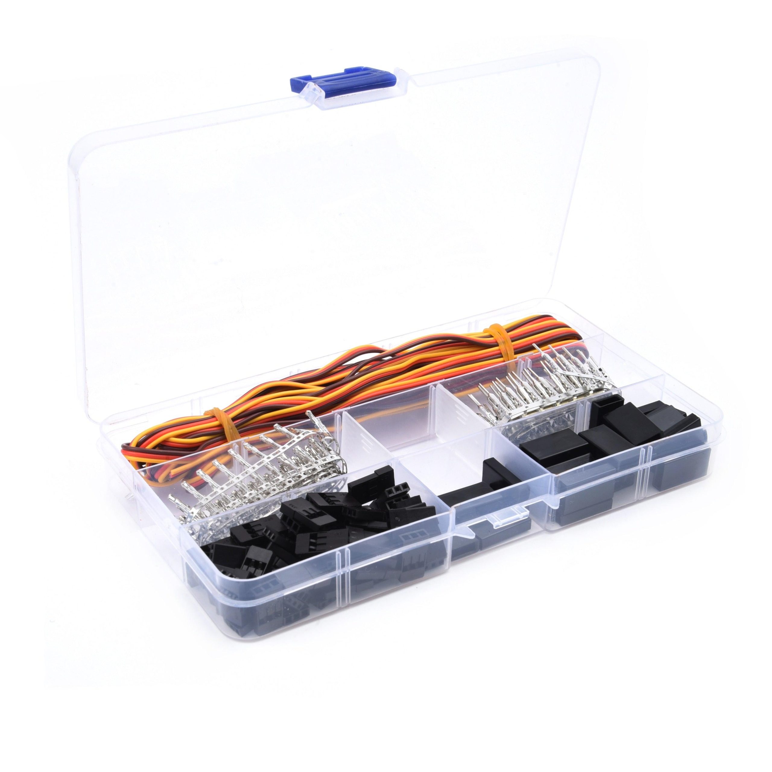 30 Sets/Box Servo Connector Cable Wire Connector Male Female Kit with 26Awg Servo Cord for JR Style 2 30 Sets/Box Servo Connector Cable Wire Connector Male Female Kit with 26Awg Servo Cord for JR Style — изображение 2