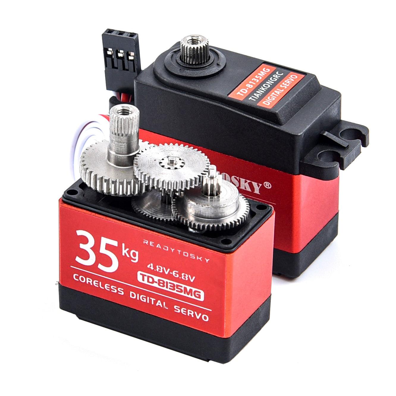 Waterproof 180/270/360 Degree 20KG 25KG 30kg 35kg 60kg Large Torque Digital Coreless Servo Aluminium Metal Gears 25T Arm RC Car 39 Waterproof 180/270/360 Degree 20KG 25KG 30kg 35kg 60kg Large Torque Digital Coreless Servo Aluminium Metal Gears 25T Arm RC Car — изображение 39