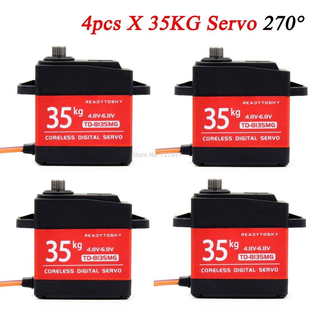 Waterproof 180/270/360 Degree 20KG 25KG 30kg 35kg 60kg Large Torque Digital Coreless Servo Aluminium Metal Gears 25T Arm RC Car 31 Waterproof 180/270/360 Degree 20KG 25KG 30kg 35kg 60kg Large Torque Digital Coreless Servo Aluminium Metal Gears 25T Arm RC Car — изображение 31