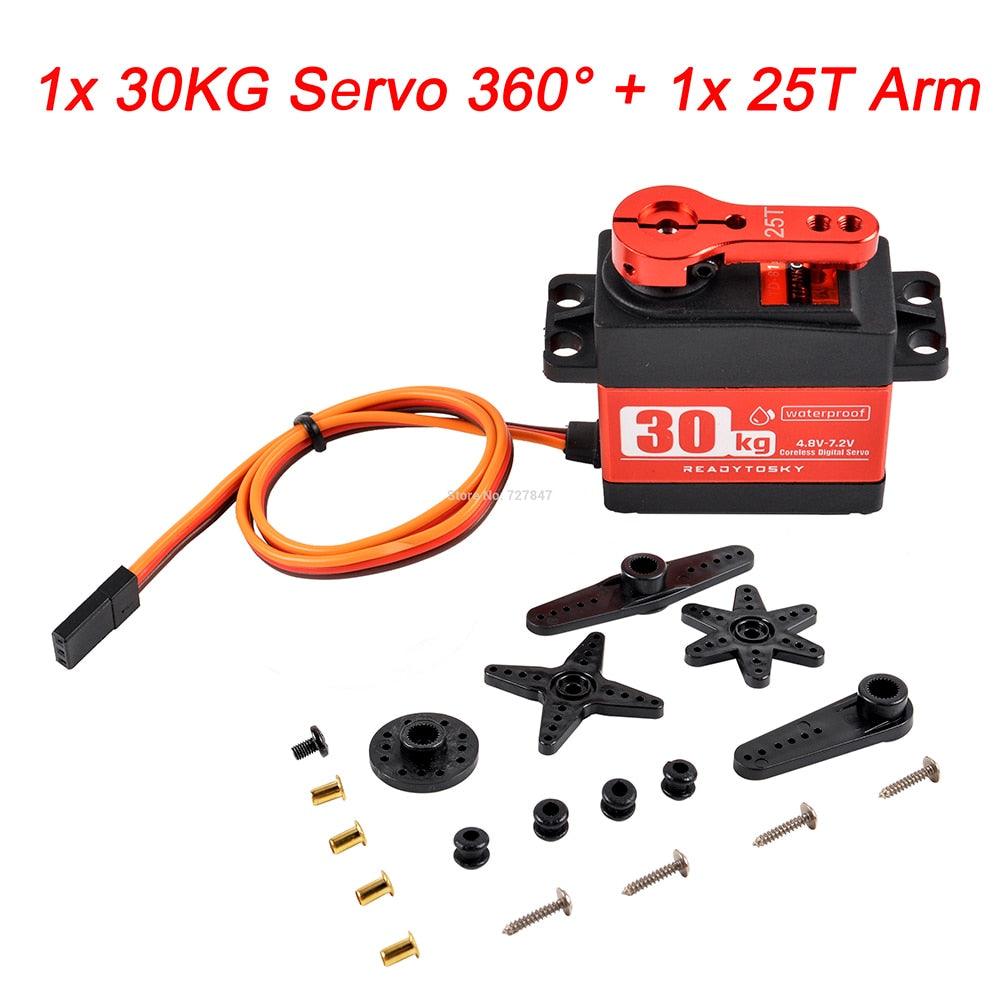Waterproof 180/270/360 Degree 20KG 25KG 30kg 35kg 60kg Large Torque Digital Coreless Servo Aluminium Metal Gears 25T Arm RC Car 25 Waterproof 180/270/360 Degree 20KG 25KG 30kg 35kg 60kg Large Torque Digital Coreless Servo Aluminium Metal Gears 25T Arm RC Car — изображение 25