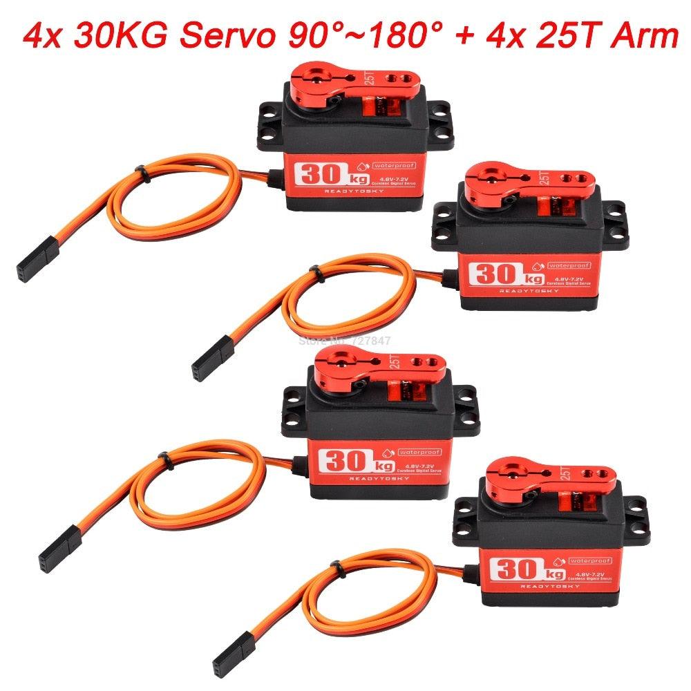 Waterproof 180/270/360 Degree 20KG 25KG 30kg 35kg 60kg Large Torque Digital Coreless Servo Aluminium Metal Gears 25T Arm RC Car 24 Waterproof 180/270/360 Degree 20KG 25KG 30kg 35kg 60kg Large Torque Digital Coreless Servo Aluminium Metal Gears 25T Arm RC Car — изображение 24
