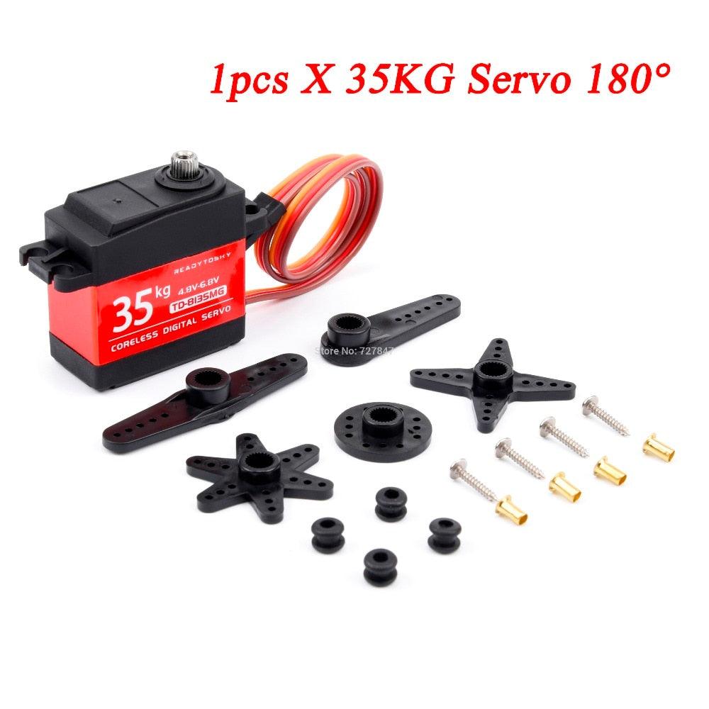 Waterproof 180/270/360 Degree 20KG 25KG 30kg 35kg 60kg Large Torque Digital Coreless Servo Aluminium Metal Gears 25T Arm RC Car 18 Waterproof 180/270/360 Degree 20KG 25KG 30kg 35kg 60kg Large Torque Digital Coreless Servo Aluminium Metal Gears 25T Arm RC Car — изображение 18