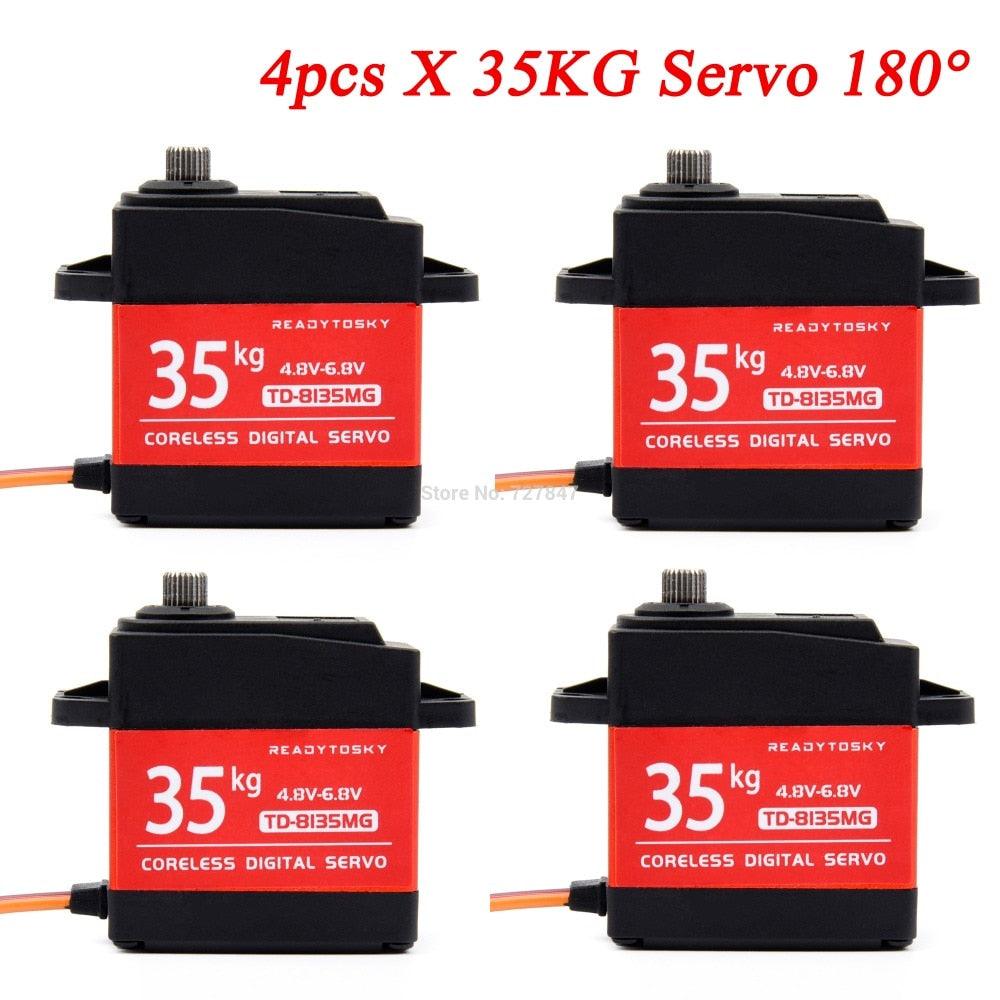 Waterproof 180/270/360 Degree 20KG 25KG 30kg 35kg 60kg Large Torque Digital Coreless Servo Aluminium Metal Gears 25T Arm RC Car 17 Waterproof 180/270/360 Degree 20KG 25KG 30kg 35kg 60kg Large Torque Digital Coreless Servo Aluminium Metal Gears 25T Arm RC Car — изображение 17