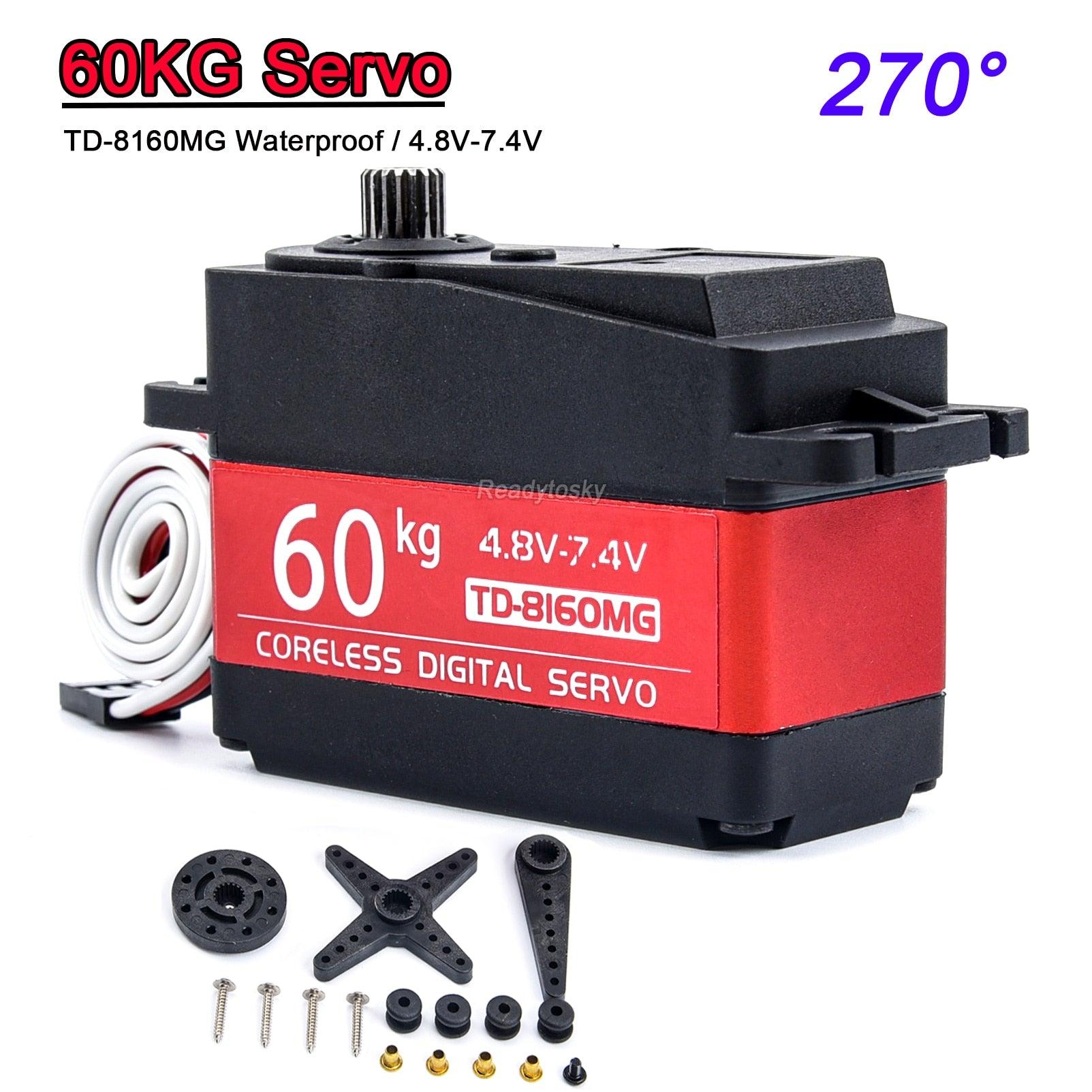 Waterproof 180/270/360 Degree 20KG 25KG 30kg 35kg 60kg Large Torque Digital Coreless Servo Aluminium Metal Gears 25T Arm RC Car 12 Waterproof 180/270/360 Degree 20KG 25KG 30kg 35kg 60kg Large Torque Digital Coreless Servo Aluminium Metal Gears 25T Arm RC Car — изображение 12