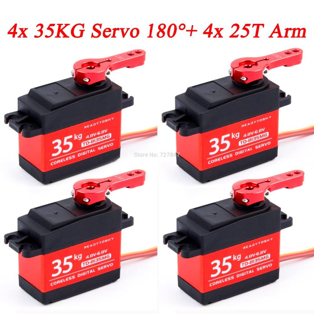 Waterproof 180/270/360 Degree 20KG 25KG 30kg 35kg 60kg Large Torque Digital Coreless Servo Aluminium Metal Gears 25T Arm RC Car 9 Waterproof 180/270/360 Degree 20KG 25KG 30kg 35kg 60kg Large Torque Digital Coreless Servo Aluminium Metal Gears 25T Arm RC Car — изображение 9