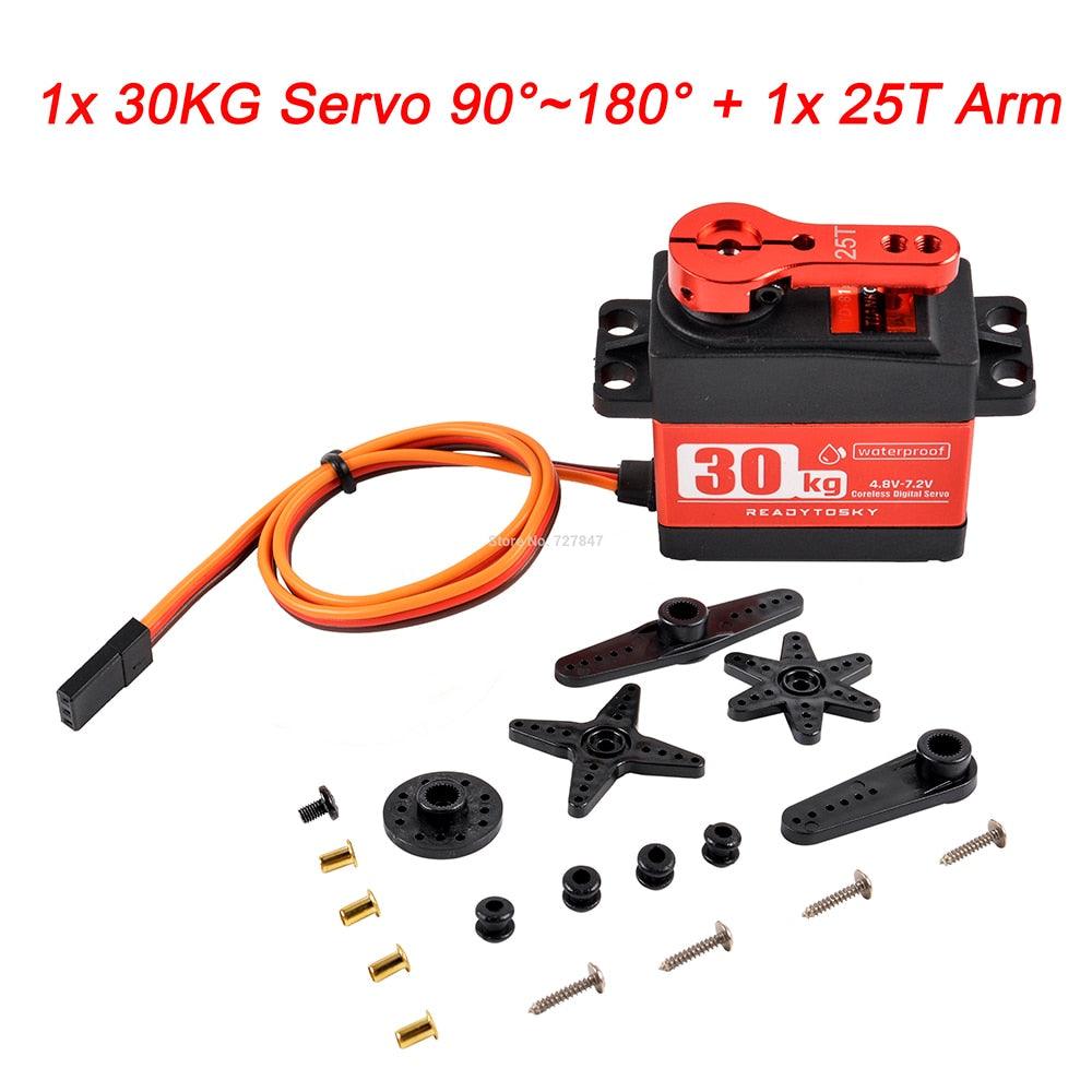 Waterproof 180/270/360 Degree 20KG 25KG 30kg 35kg 60kg Large Torque Digital Coreless Servo Aluminium Metal Gears 25T Arm RC Car 10 Waterproof 180/270/360 Degree 20KG 25KG 30kg 35kg 60kg Large Torque Digital Coreless Servo Aluminium Metal Gears 25T Arm RC Car — изображение 10