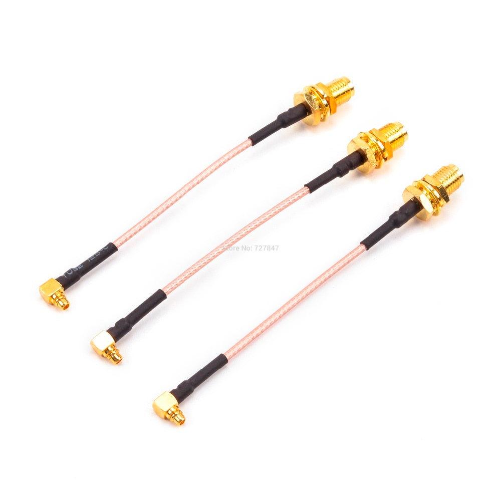 5.8GHz 2.15dBi VTX MMCX Angel / Striaght to SMA Female / RP-SMA Adpater Linear Antenna Flange Connector Cable for PFV RC Drone Parts 1 5.8GHz 2.15dBi VTX MMCX Angel / Striaght to SMA Female / RP-SMA Adpater Linear Antenna Flange Connector Cable for PFV RC Drone Parts