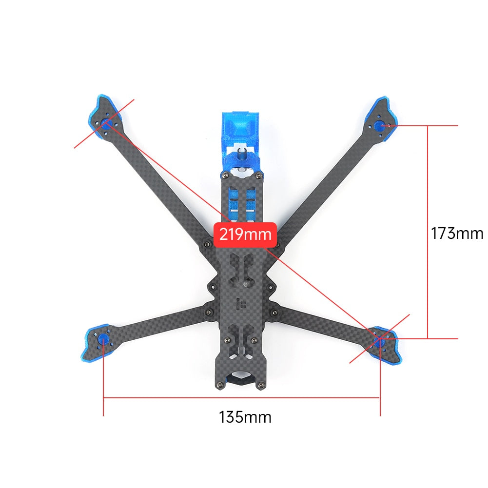 iFlight Chimera5 DC 219mm 5inch LR Frame Kit with 4mm arm compatible with Nazgul 5030 prop for FPV — изображение 6