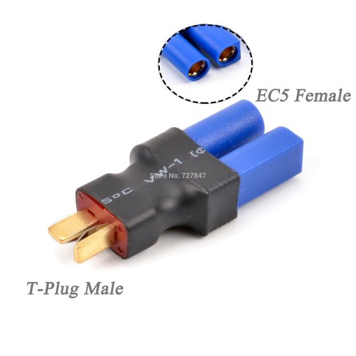 Drone Battery Connectors Plug - Adapter EC5 / EC3 to XT60 T Deans Female / Male RC Lipo Battery Control Parts DIY 12 Drone Battery Connectors Plug - Adapter EC5 / EC3 to XT60 T Deans Female / Male RC Lipo Battery Control Parts DIY - Image 12