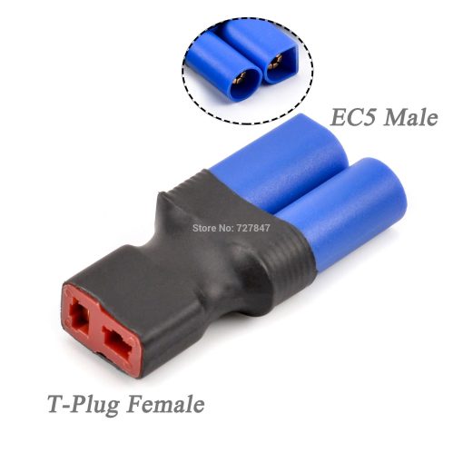 Drone Battery Connectors Plug - Adapter EC5 / EC3 to XT60 T Deans Female / Male RC Lipo Battery Control Parts DIY 11 Drone Battery Connectors Plug - Adapter EC5 / EC3 to XT60 T Deans Female / Male RC Lipo Battery Control Parts DIY - Image 11