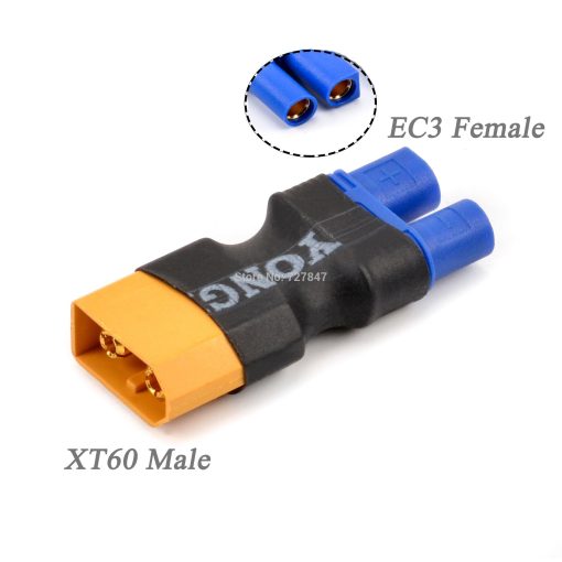 Drone Battery Connectors Plug - Adapter EC5 / EC3 to XT60 T Deans Female / Male RC Lipo Battery Control Parts DIY 8 Drone Battery Connectors Plug - Adapter EC5 / EC3 to XT60 T Deans Female / Male RC Lipo Battery Control Parts DIY - Image 8