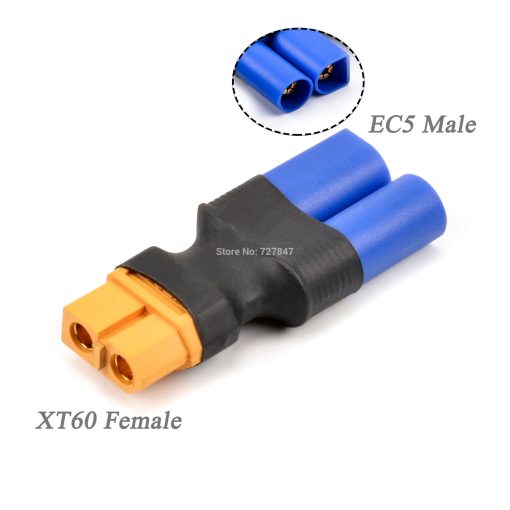 Drone Battery Connectors Plug - Adapter EC5 / EC3 to XT60 T Deans Female / Male RC Lipo Battery Control Parts DIY 5 Drone Battery Connectors Plug - Adapter EC5 / EC3 to XT60 T Deans Female / Male RC Lipo Battery Control Parts DIY - Image 5