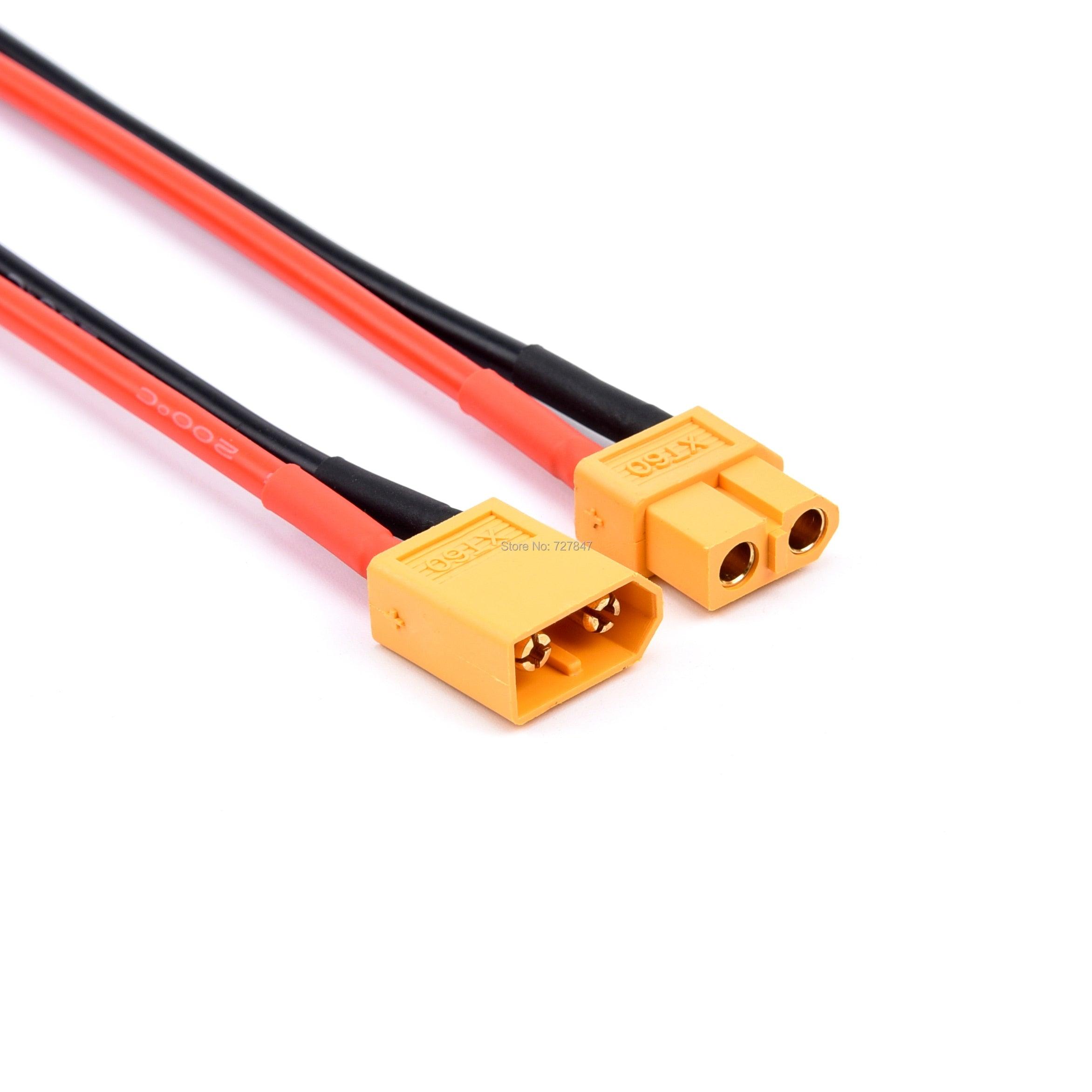 FPV Drone Charger Cable - Universal Charger Cable XT60 Male / Female to Crocodile Clip Conector Plug 14Awg Wire Cable - Image 7