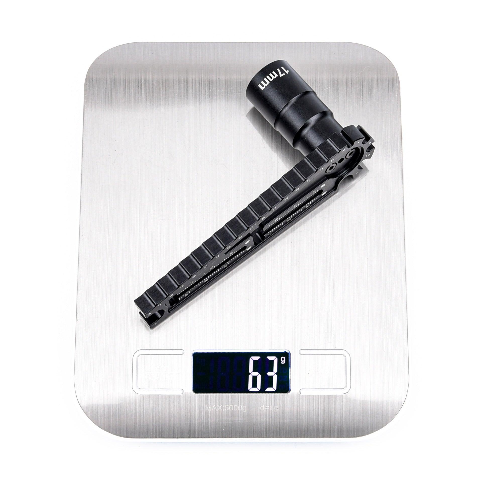 Multifunction 17mm 8mm HEX Nuts Installation Tool Vehicle Height adjustment wrench Screw length measurement for RC Car 3 Multifunction 17mm 8mm HEX Nuts Installation Tool Vehicle Height adjustment wrench Screw length measurement for RC Car — изображение 3