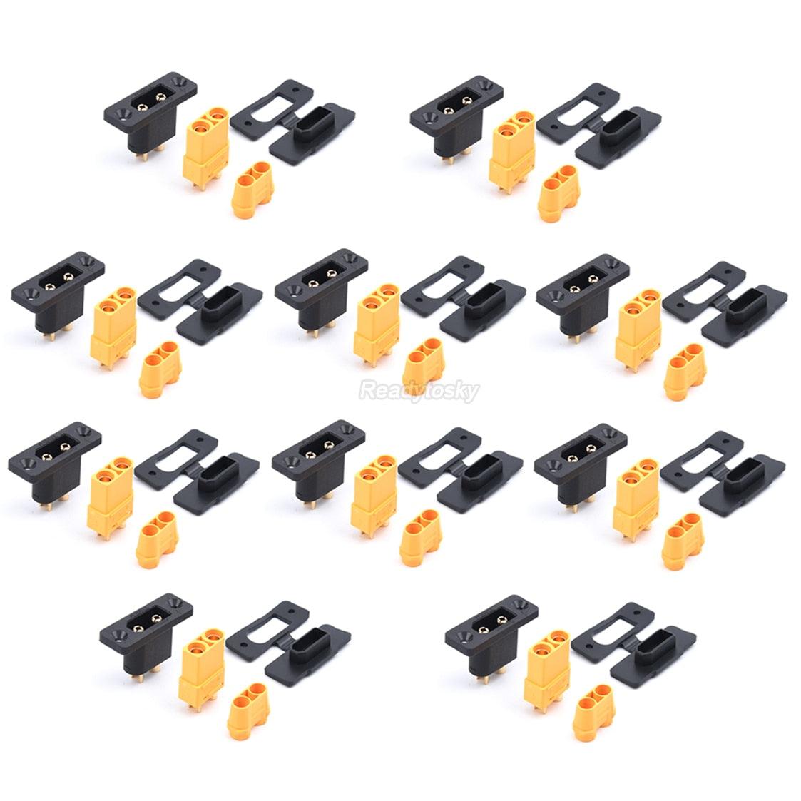 Amass XT90E-M XT90E Male & XT90 XT90H XT90 Female Battery Connector Plug Gold-plated Connector DIY for RC Aircraft Drone Parts - Image 16