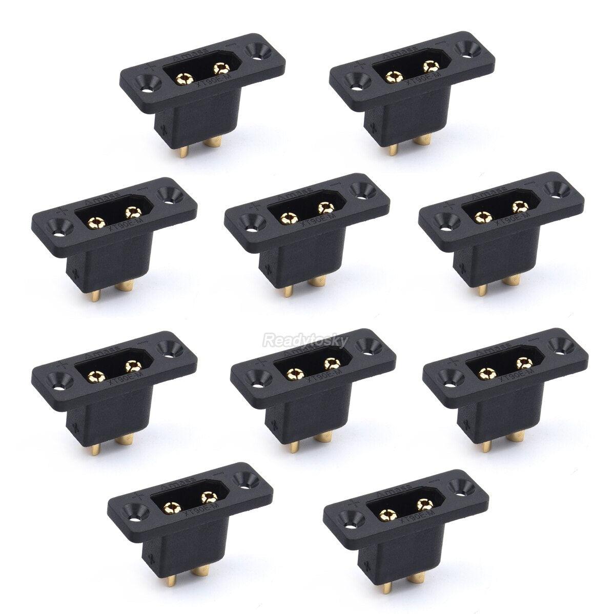 Amass XT90E-M XT90E Male & XT90 XT90H XT90 Female Battery Connector Plug Gold-plated Connector DIY for RC Aircraft Drone Parts - Image 3