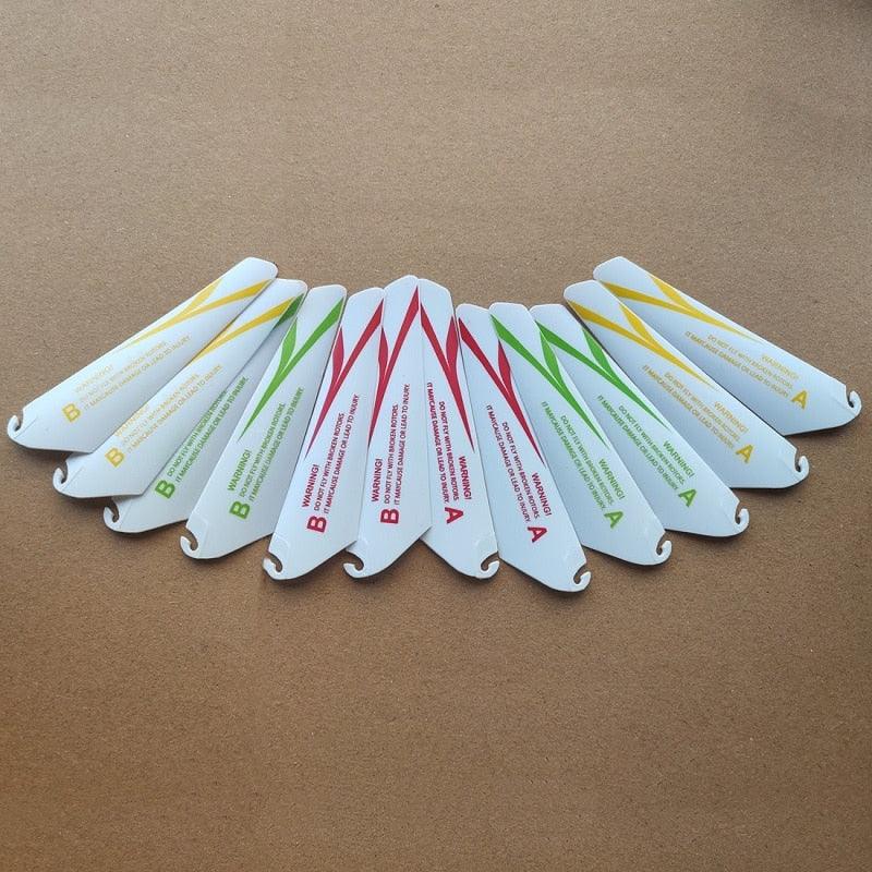 4pcs AB 9CM spare blades Fans Props for r/c mini helicopter rotor rc CH002 CH023  Drone Copter Toys Spare Parts Accessories - Image 17