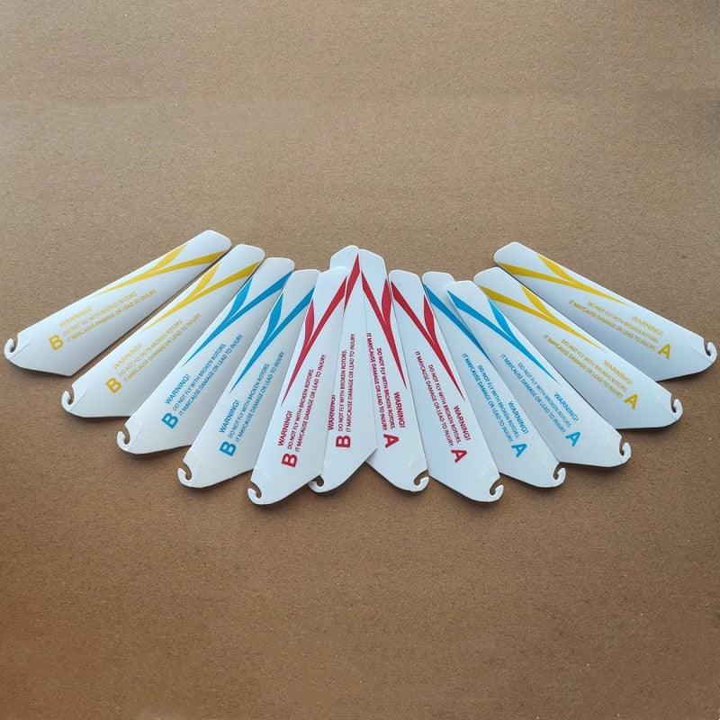 4pcs AB 9CM spare blades Fans Props for r/c mini helicopter rotor rc CH002 CH023  Drone Copter Toys Spare Parts Accessories - Image 14