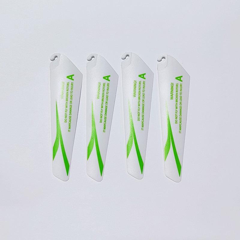 4pcs AB 9CM spare blades Fans Props for r/c mini helicopter rotor rc CH002 CH023  Drone Copter Toys Spare Parts Accessories - Image 13