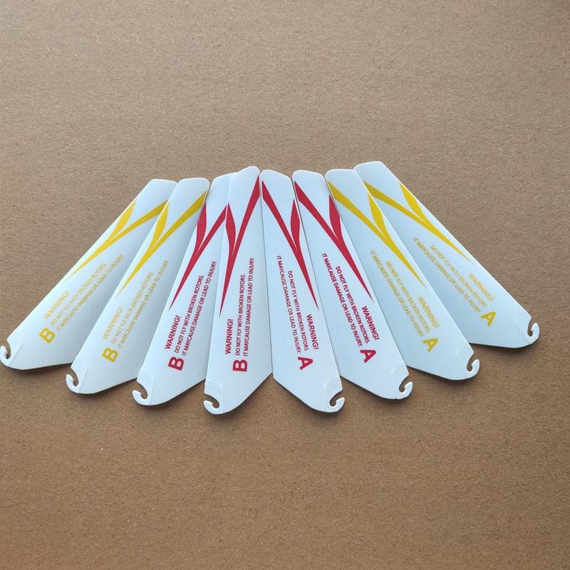 4pcs AB 9CM spare blades Fans Props for r/c mini helicopter rotor rc CH002 CH023  Drone Copter Toys Spare Parts Accessories - Image 9
