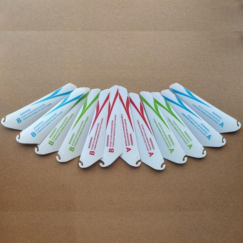 4pcs AB 9CM spare blades Fans Props for r/c mini helicopter rotor rc CH002 CH023  Drone Copter Toys Spare Parts Accessories - Image 5