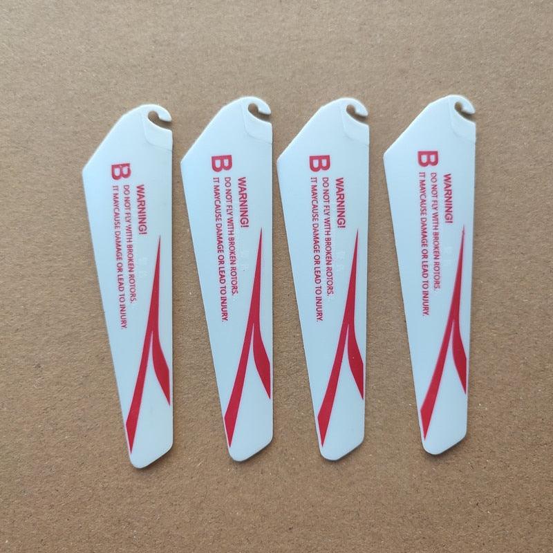 4pcs AB 9CM spare blades Fans Props for r/c mini helicopter rotor rc CH002 CH023  Drone Copter Toys Spare Parts Accessories - Image 4