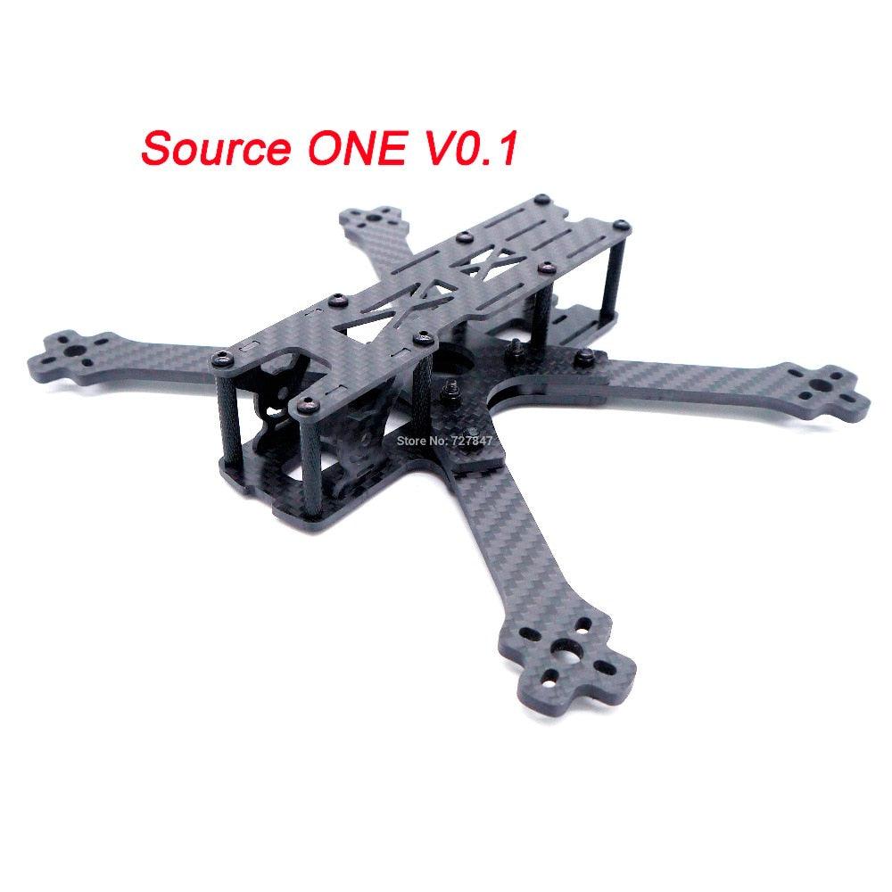 Source ONE V0.1 / V0.2 5inch FPV Frame Kit - 225mm with 4mm Arm carbon Fiber frame Quadcopter for Rooster 230 Johnny 220 FPV Racing Drone 7 Source ONE V0.1 / V0.2 5inch FPV Frame Kit - 225mm with 4mm Arm carbon Fiber frame Quadcopter for Rooster 230 Johnny 220 FPV Racing Drone - Bild 7