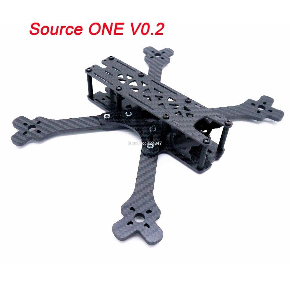 Source ONE V0.1 / V0.2 5inch FPV Frame Kit - 225mm with 4mm Arm carbon Fiber frame Quadcopter for Rooster 230 Johnny 220 FPV Racing Drone 4 Source ONE V0.1 / V0.2 5inch FPV Frame Kit - 225mm with 4mm Arm carbon Fiber frame Quadcopter for Rooster 230 Johnny 220 FPV Racing Drone - Bild 4