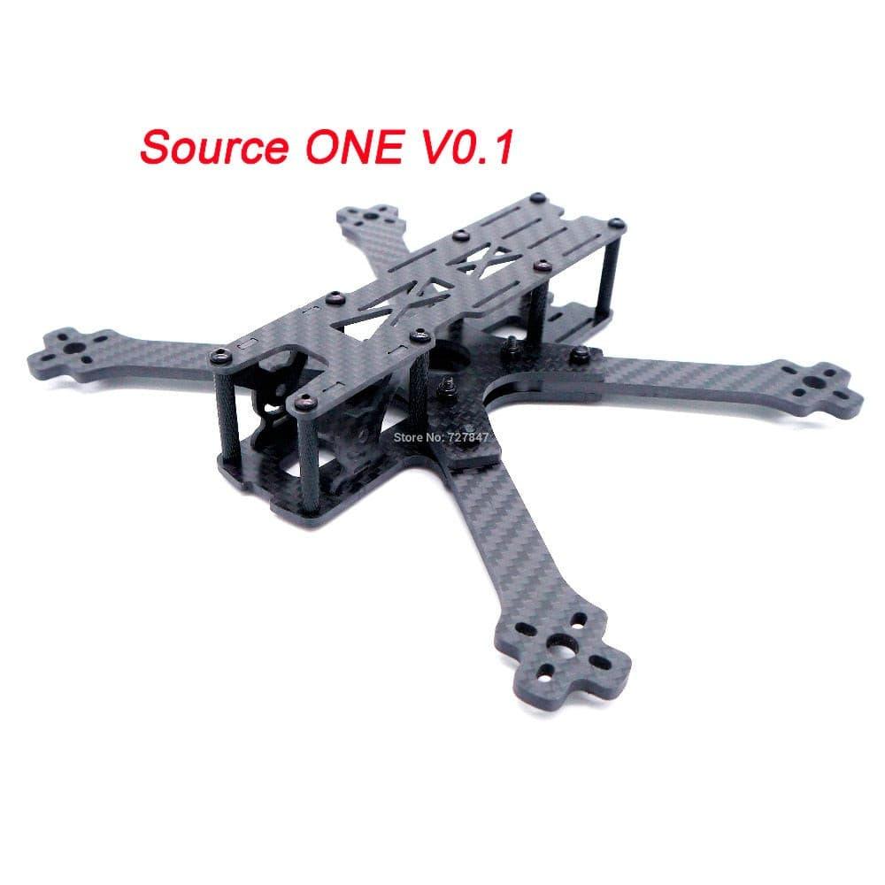 Source ONE V0.1 / V0.2 5inch FPV Frame Kit - 225mm with 4mm Arm carbon Fiber frame Quadcopter for Rooster 230 Johnny 220 FPV Racing Drone 3 Source ONE V0.1 / V0.2 5inch FPV Frame Kit - 225mm with 4mm Arm carbon Fiber frame Quadcopter for Rooster 230 Johnny 220 FPV Racing Drone - Bild 3