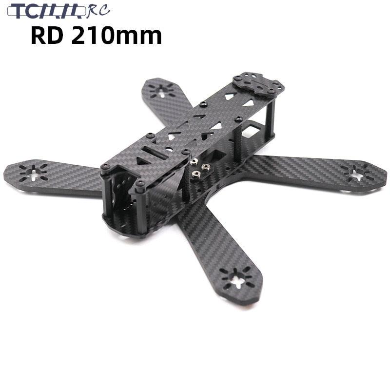 5 Inch FPV Drone Frame Kit -210mm RD210 Thickness 4mm Arm Carbon Fiber for FPV Racing Drone Quadcopter Accessories 1 5 Inch FPV Drone Frame Kit -210mm RD210 Thickness 4mm Arm Carbon Fiber for FPV Racing Drone Quadcopter Accessories