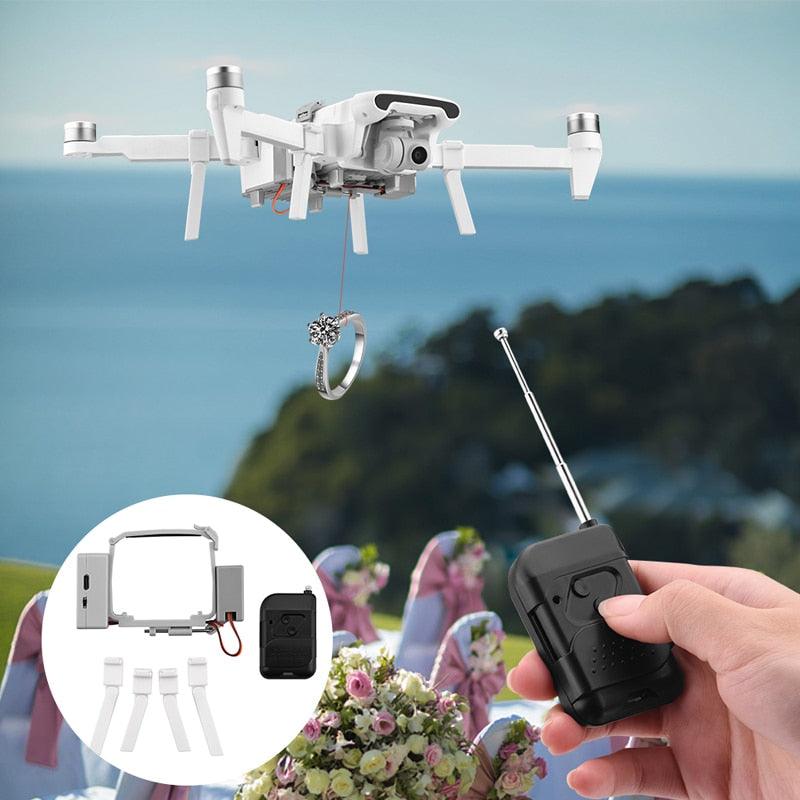 Drone Airdrop Air Drop System for FIMI X8 SE 2020/X8 SE Mini Fishing Bait Wedding Ring Gift Deliver Life Rescue Throw Thrower 2 Drone Airdrop Air Drop System for FIMI X8 SE 2020/X8 SE Mini Fishing Bait Wedding Ring Gift Deliver Life Rescue Throw Thrower — изображение 2