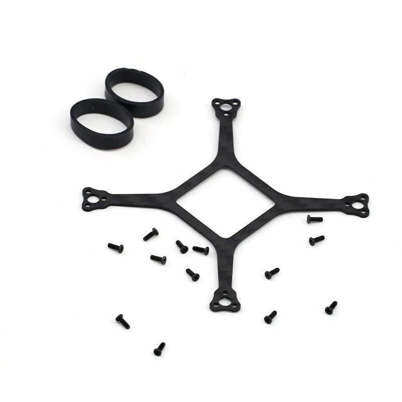 Moblite7 Whoop FPV Frame Kit - 1g URUAV 75mm Wheelbase 3K Carbon Fiber Bottom Plate AIO Frame Arm for Moblite7 Whoop RC Drone FPV Racing - 3pcs