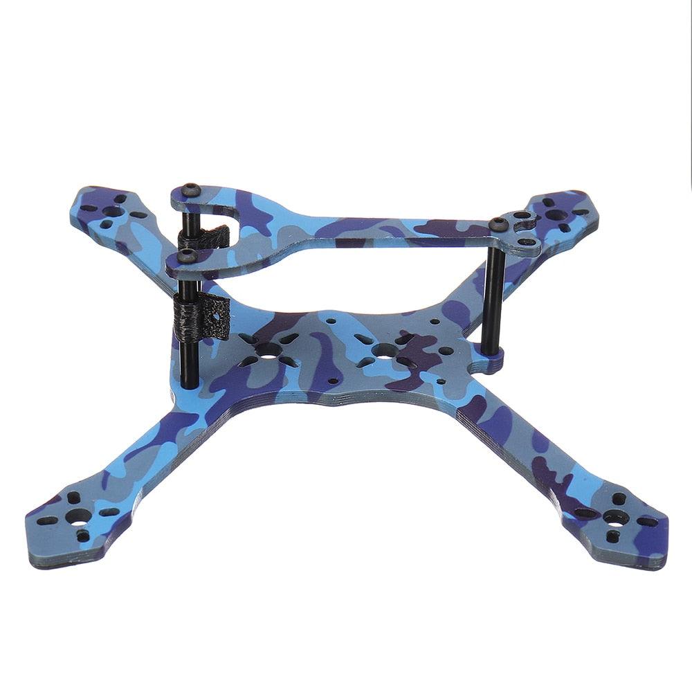 3-Inch FPV Frame Kit - TS130 Wheelbase 135mm Blue Camouflage Silkscreen 3K Carbon Fiber Frame Kit for RC FPV Racing Drone Quadcopter 6 3-Inch FPV Frame Kit - TS130 Wheelbase 135mm Blue Camouflage Silkscreen 3K Carbon Fiber Frame Kit for RC FPV Racing Drone Quadcopter — изображение 6