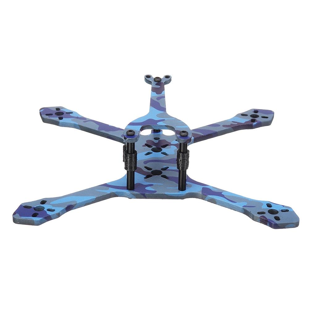 3-Inch FPV Frame Kit - TS130 Wheelbase 135mm Blue Camouflage Silkscreen 3K Carbon Fiber Frame Kit for RC FPV Racing Drone Quadcopter 5 3-Inch FPV Frame Kit - TS130 Wheelbase 135mm Blue Camouflage Silkscreen 3K Carbon Fiber Frame Kit for RC FPV Racing Drone Quadcopter — изображение 5