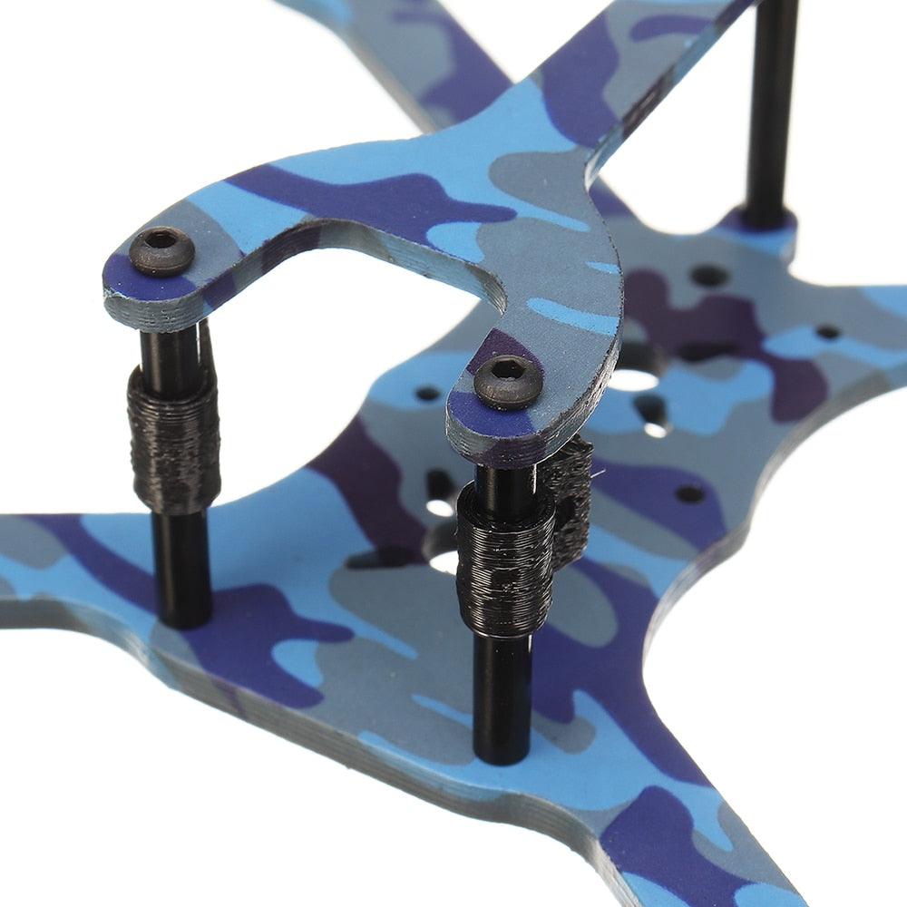 3-Inch FPV Frame Kit - TS130 Wheelbase 135mm Blue Camouflage Silkscreen 3K Carbon Fiber Frame Kit for RC FPV Racing Drone Quadcopter 3 3-Inch FPV Frame Kit - TS130 Wheelbase 135mm Blue Camouflage Silkscreen 3K Carbon Fiber Frame Kit for RC FPV Racing Drone Quadcopter — изображение 3