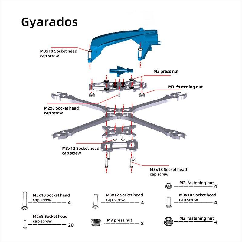5inch FPV Frame Kit - Gyarados 230mm fpv frame 5inch toothpick T700 carbon fiber fpv racing drone frame kit for novice RC Racing Drone 4 5inch FPV Frame Kit - Gyarados 230mm fpv frame 5inch toothpick T700 carbon fiber fpv racing drone frame kit for novice RC Racing Drone - صورة 5inch FPV Frame Kit - Gyarados 230mm fpv frame 5inch toothpick T700 carbon fiber fpv racing drone frame kit for novice RC Racing Drone - صورة 4