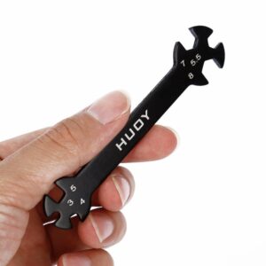 6 in 1 RC Hudy Special Tool Wrench 3/4/5/5.5/7/8MM for Turnbuckles & Nuts Rc Drone Car Boat