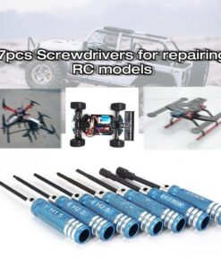 7Pcs 1.5 2.0 2.5mm Hex Screwdriver Tools Nut Wrench Kit for Wltoys 104001 144001 Traxxas Axial RC Helicopter Car Aircraft Drone