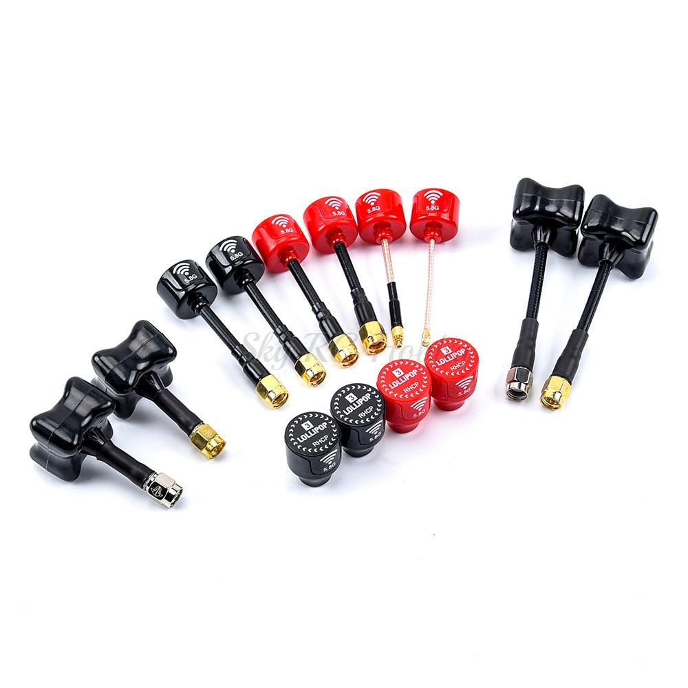 Lollipop 3 V3 / BlackSheep / Stubby 5.8GHz FPV Antenna SMA / RP-SMA / MMCX / UFL Plug RHCP for RC Transmitter FPV Racing Drone - صورة Lollipop 3 V3 / BlackSheep / Stubby 5.8GHz FPV Antenna SMA / RP-SMA / MMCX / UFL Plug RHCP for RC Transmitter FPV Racing Drone - صورة 25