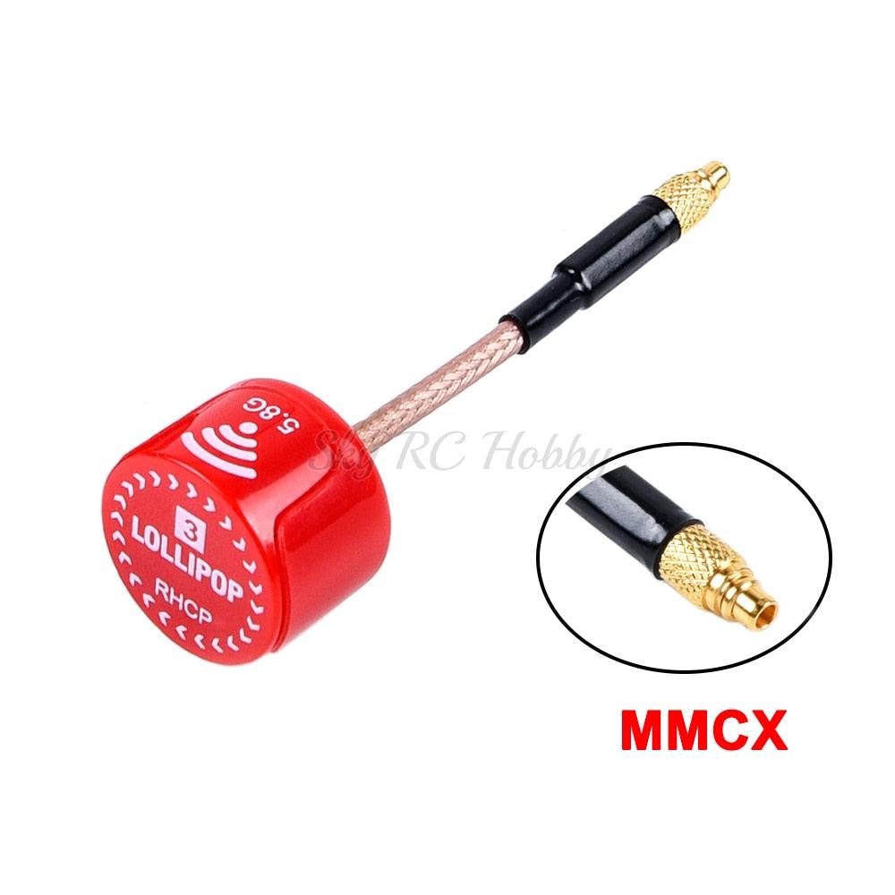 Lollipop 3 V3 / BlackSheep / Stubby 5.8GHz FPV Antenna SMA / RP-SMA / MMCX / UFL Plug RHCP for RC Transmitter FPV Racing Drone - صورة Lollipop 3 V3 / BlackSheep / Stubby 5.8GHz FPV Antenna SMA / RP-SMA / MMCX / UFL Plug RHCP for RC Transmitter FPV Racing Drone - صورة 20