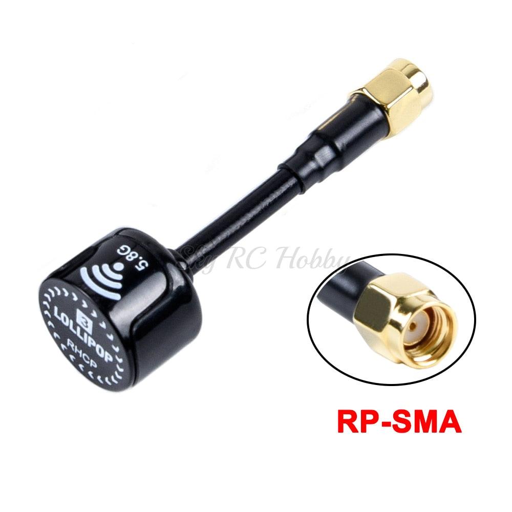 Lollipop 3 V3 / BlackSheep / Stubby 5.8GHz FPV Antenna SMA / RP-SMA / MMCX / UFL Plug RHCP for RC Transmitter FPV Racing Drone - صورة Lollipop 3 V3 / BlackSheep / Stubby 5.8GHz FPV Antenna SMA / RP-SMA / MMCX / UFL Plug RHCP for RC Transmitter FPV Racing Drone - صورة 15
