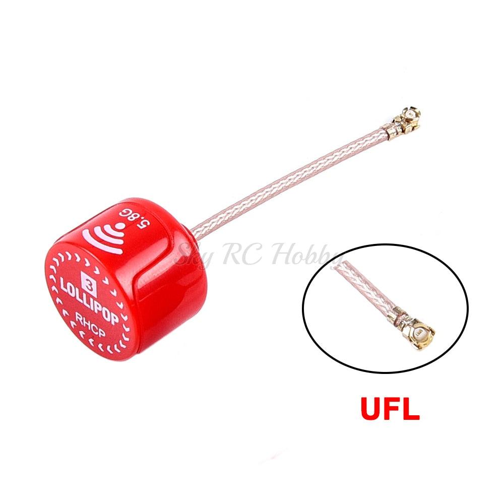Lollipop 3 V3 / BlackSheep / Stubby 5.8GHz FPV Antenna SMA / RP-SMA / MMCX / UFL Plug RHCP for RC Transmitter FPV Racing Drone - صورة Lollipop 3 V3 / BlackSheep / Stubby 5.8GHz FPV Antenna SMA / RP-SMA / MMCX / UFL Plug RHCP for RC Transmitter FPV Racing Drone - صورة 16