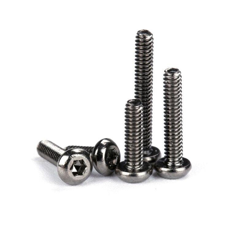 20PCS 10.9 Nickel Plated Semicircular Head Inner Hexagon M2 Screws for RC Drone FPV Racing Freestyle Frame Kits Model Tools - صورة 20PCS 10.9 Nickel Plated Semicircular Head Inner Hexagon M2 Screws for RC Drone FPV Racing Freestyle Frame Kits Model Tools - صورة 4