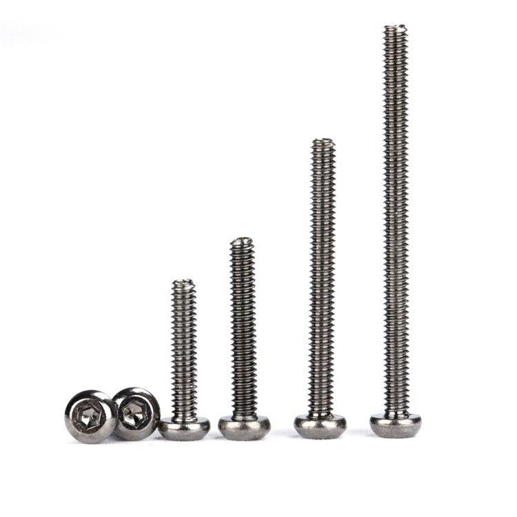 20PCS 10.9 Nickel Plated Semicircular Head Inner Hexagon M2 Screws for RC Drone FPV Racing Freestyle Frame Kits Model Tools - صورة 20PCS 10.9 Nickel Plated Semicircular Head Inner Hexagon M2 Screws for RC Drone FPV Racing Freestyle Frame Kits Model Tools - صورة 3