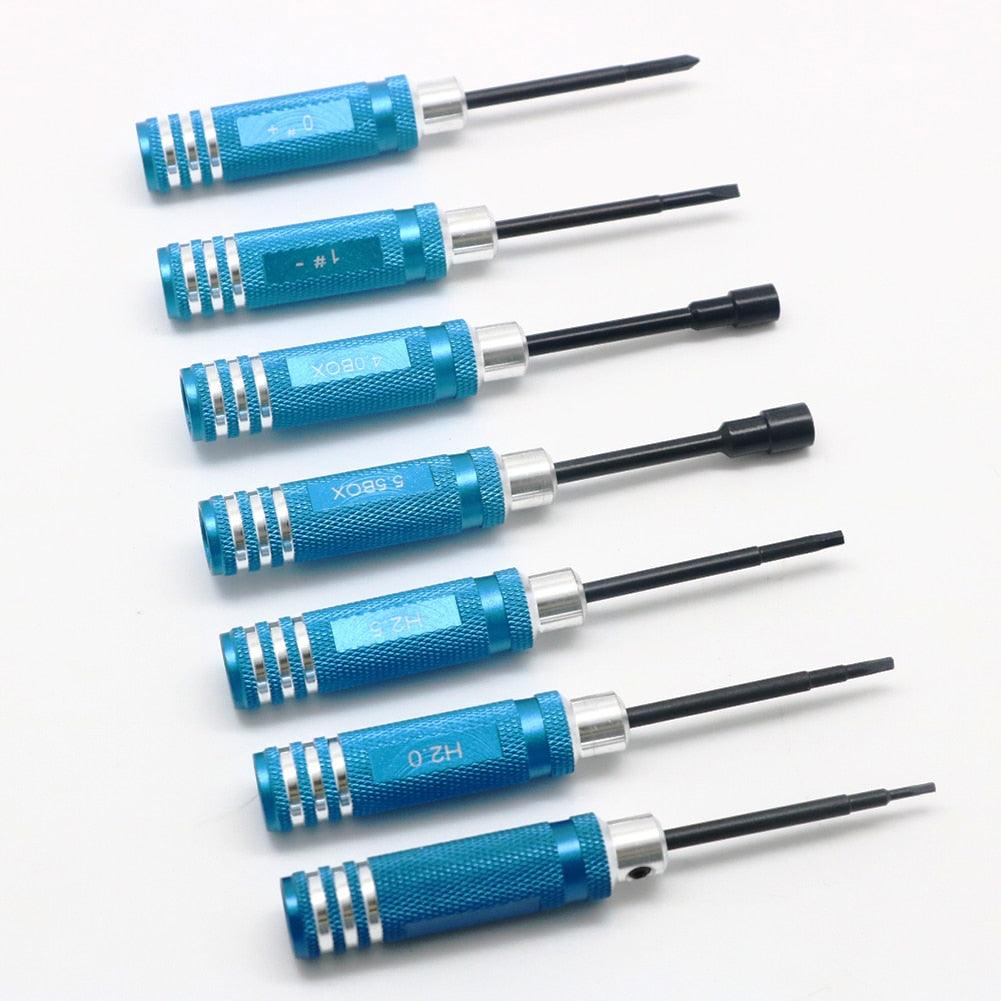 Hex 7pcs screw driver tool kit For RC helicopter Car BK Red blue black for Rc Toys Rc Drone 8 Hex 7pcs screw driver tool kit For RC helicopter Car BK Red blue black for Rc Toys Rc Drone - صورة Hex 7pcs screw driver tool kit For RC helicopter Car BK Red blue black for Rc Toys Rc Drone - صورة 8