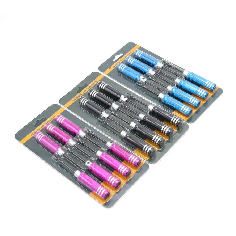 Hex 7pcs screw driver tool kit For RC helicopter Car BK Red blue black for Rc Toys Rc Drone 5 Hex 7pcs screw driver tool kit For RC helicopter Car BK Red blue black for Rc Toys Rc Drone - صورة Hex 7pcs screw driver tool kit For RC helicopter Car BK Red blue black for Rc Toys Rc Drone - صورة 5